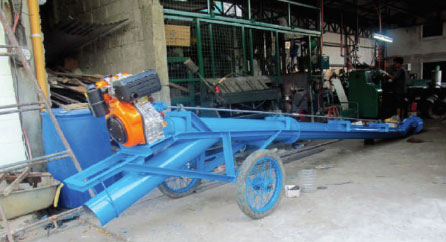 Mobile-inclined-axial-pump